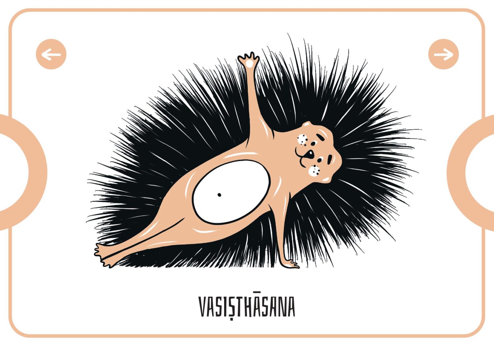 Joga gra dla dzieci - jogra - vasiṣṭhāsana