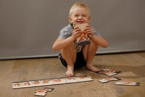 Warsztat Joga - joga puzzle drewniane - jograki - powitanie słońca